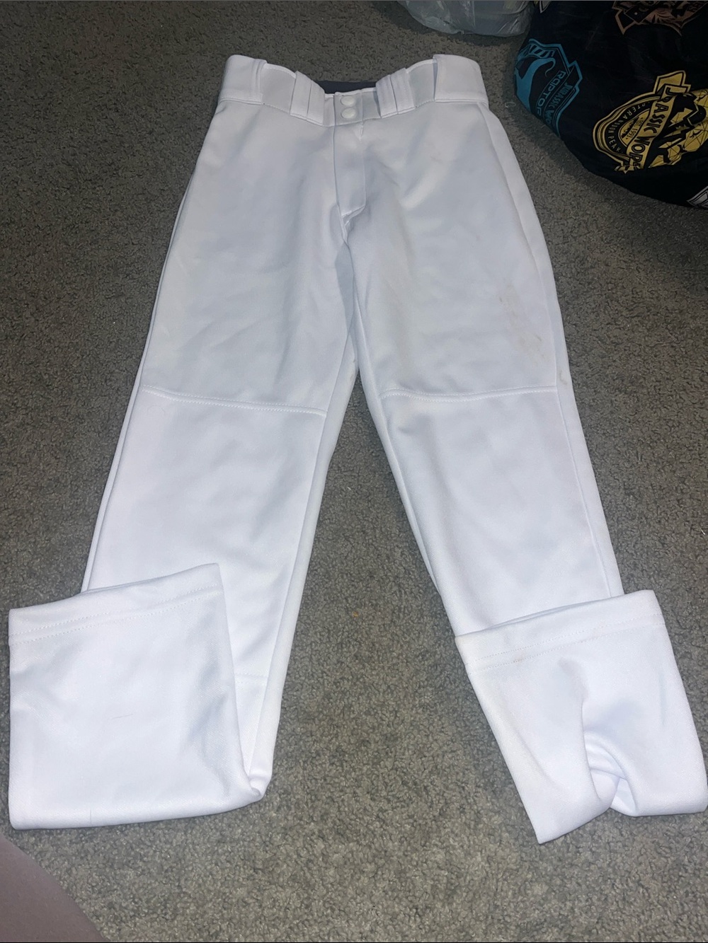 Easton White Kids Baseball Pants